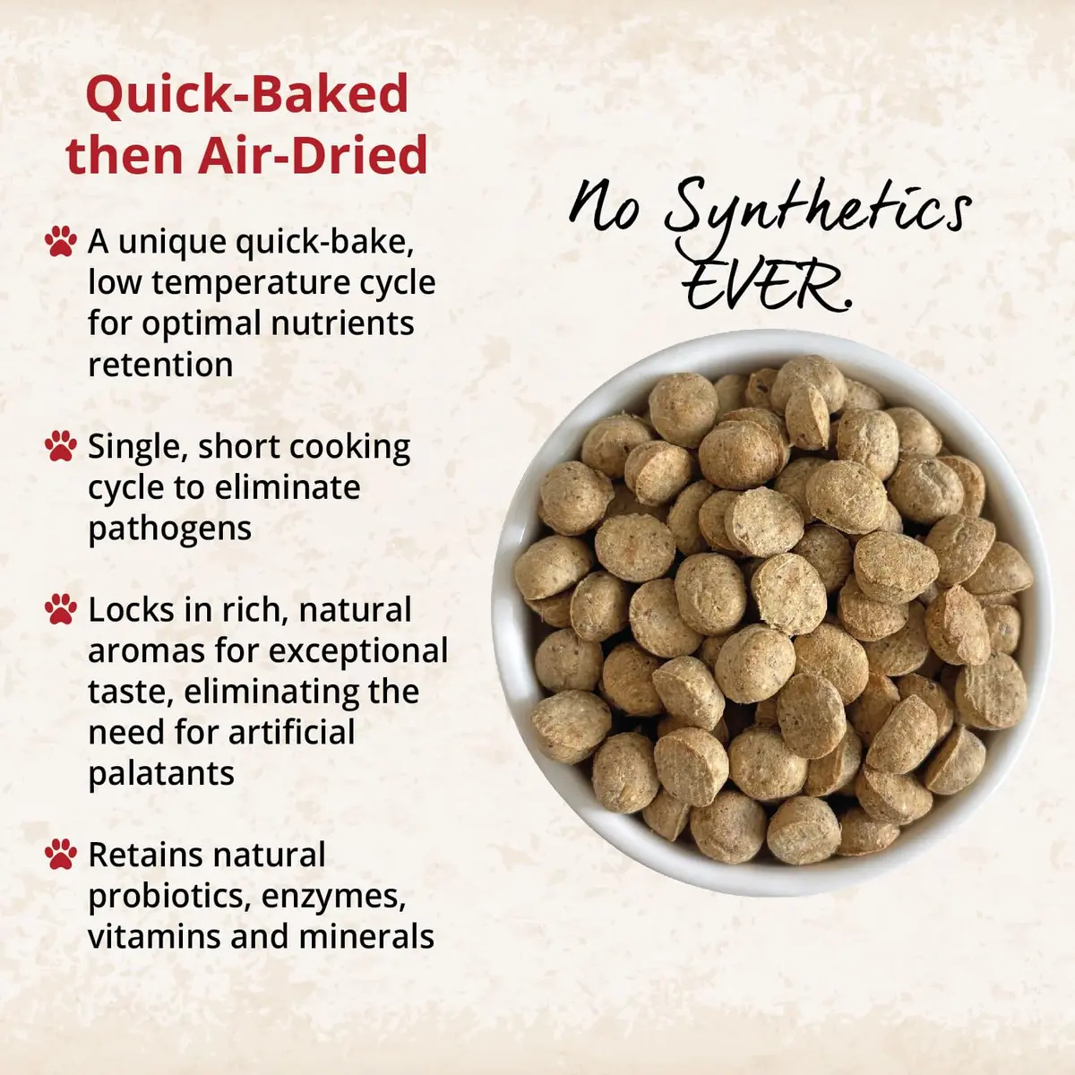 CARNA4 Gentle Quick-Baked Air-Dried Dog Food, Chicken Recipe, 3lb | Complete, Synthetic-Free Nutrition for All Breeds - view 2