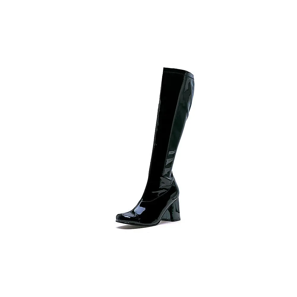 Ellie Shoes Women's Gogo Boot, Black, Size 6 M US | 3-Inch Chunky Heel for Costume & Party - main product image