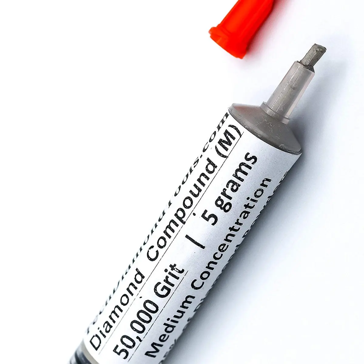 TechDiamondTools Diamond Polishing Compound 5g Syringe | 50,000 Grit (0-0.5 Micron) for Mirror Finish on Metal, Glass, Gemstones - view 7