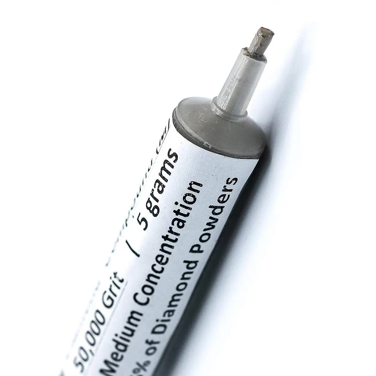 TechDiamondTools Diamond Polishing Compound 5g Syringe | 50,000 Grit (0-0.5 Micron) for Mirror Finish on Metal, Glass, Gemstones - view 2