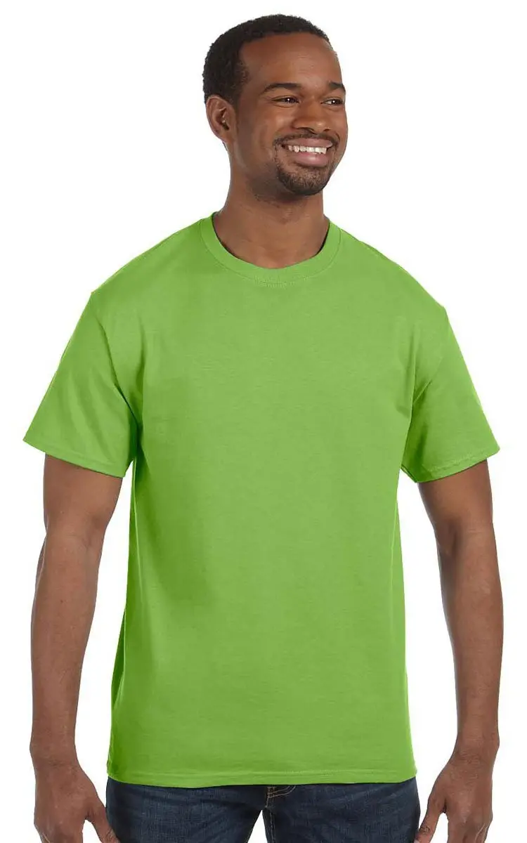 Jerzees Dri-Power 50/50 Cotton/Poly Long Sleeve T-Shirt S Kiwi | Moisture-Wicking Casual Fit - main product image