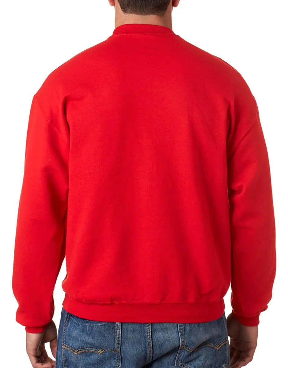 Jerzees Adult 9.5 oz. Super Sweats® NuBlend® Fleece Crew S SAFETY GREEN | Pill-Resistant Sweatshirt (70-120 chars) - view 2