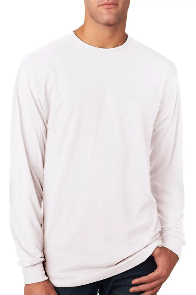JERZEES Dri-Power Performance Long Sleeve T-Shirt White XL | Moisture Wicking & Odor Control - main product image