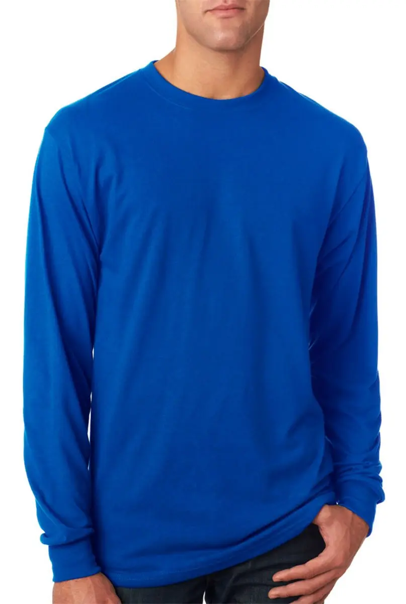 Jerzees Dri-Power® Performance Long Sleeve T-Shirt S Royal | Moisture-Wicking, Odor Control, Seamless Body - main product image