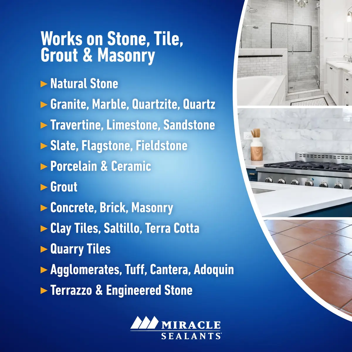 Miracle Sealants 511 Impregnator Sealer 476ml (16 Fl Oz) | Penetrating Stone & Tile Sealer for India - view 4