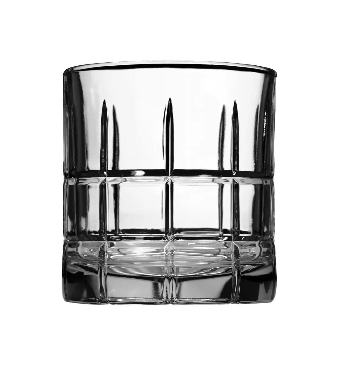 Anchor Hocking Manchester Rocks Old Fashioned Whiskey Glasses, 10.5 oz (Set of 4) - Durable, Dishwasher Safe, Classic Design - main product image