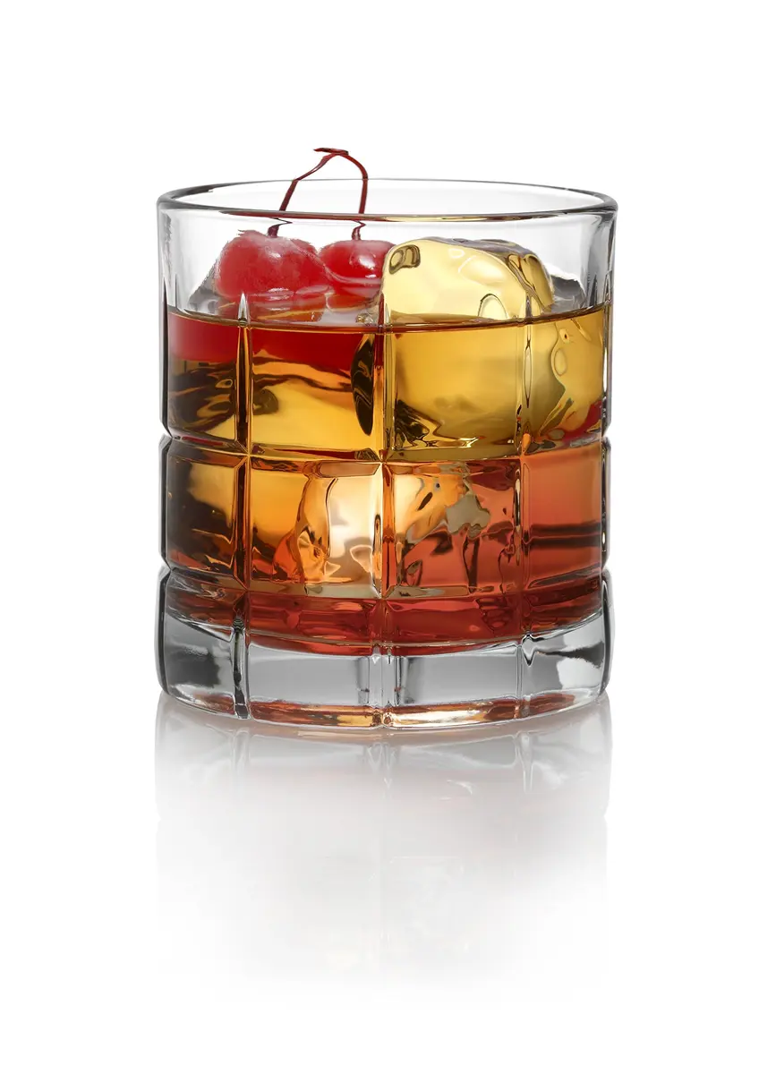 Anchor Hocking Manchester Rocks Old Fashioned Whiskey Glasses, 10.5 oz (Set of 4) - Durable, Dishwasher Safe, Classic Design - view 2