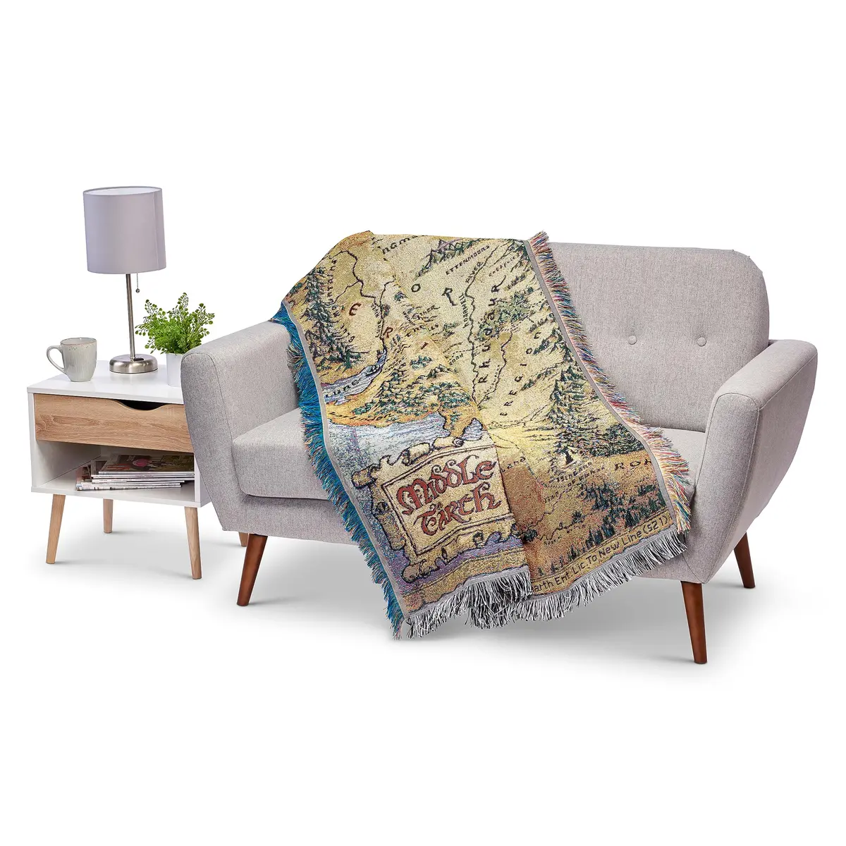 Northwest Lord of the Rings The Hobbit Middle Earth Woven Tapestry Throw Blanket, Soft and Durable, 48 x 60 Inch - view 5