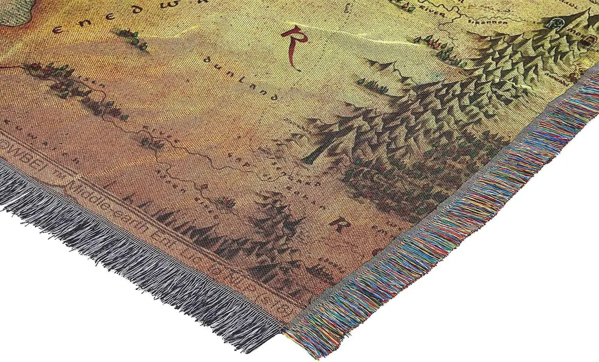 Northwest Lord of the Rings The Hobbit Middle Earth Woven Tapestry Throw Blanket, Soft and Durable, 48 x 60 Inch - view 3
