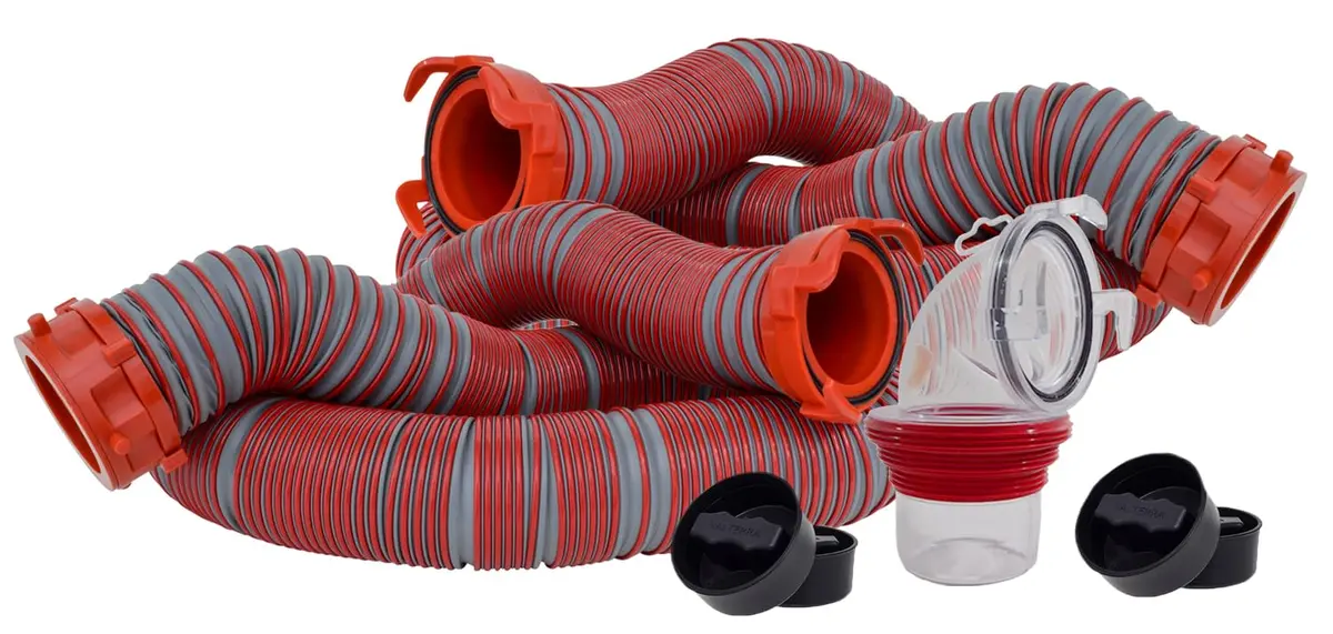 Valterra Viper 20-Foot RV Sewer Hose Kit | Durable UV-Protected TPE, Collapsible & Leak-Proof (70-120 chars) - main product image