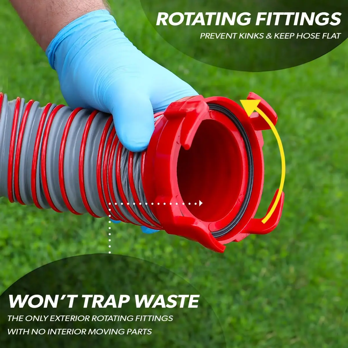 Valterra Viper 20-Foot RV Sewer Hose Kit | Durable UV-Protected TPE, Collapsible & Leak-Proof (70-120 chars) - view 4