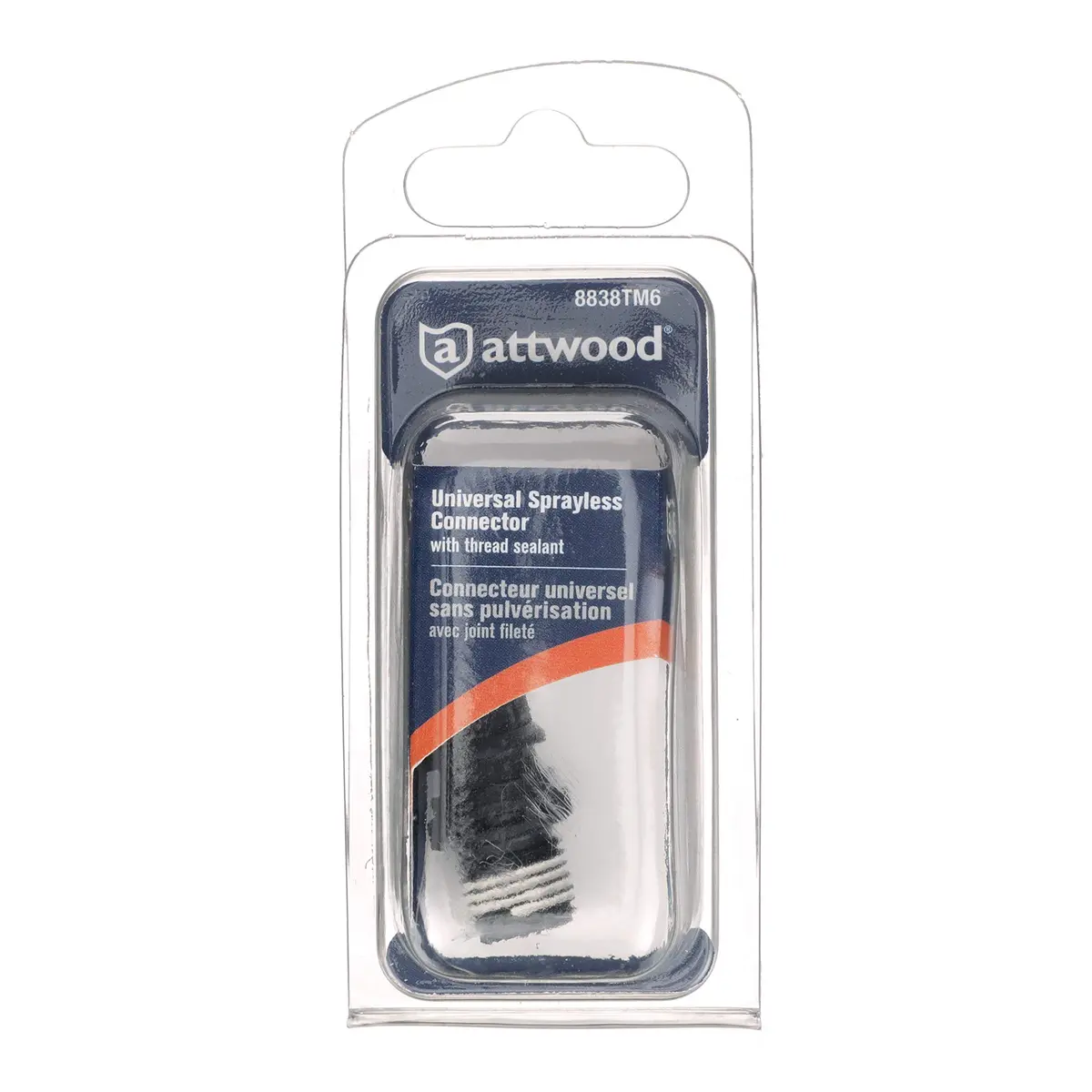 attwood Universal Sprayless Connector ¼-Inch NPT | Prevents Fuel Spray, Marine-Grade Metal - view 5