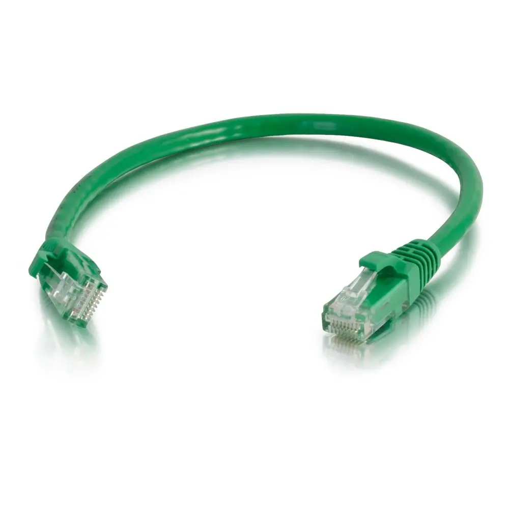 C2G Cat6 Ethernet Cable - Snagless Unshielded Green 1.22 M (4 Feet) | Supports 10Gbps, High-Quality Copper - main product image