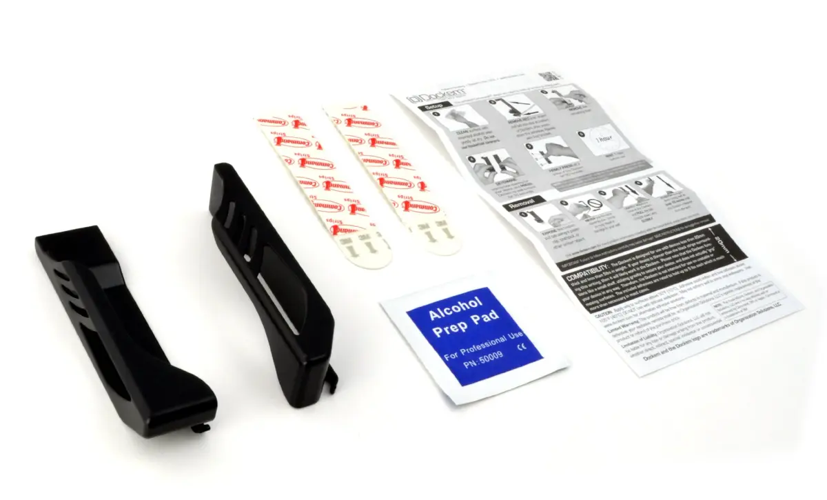 Dockem Koala Universal Tablet Wall Mount Black | Damage-Free Adhesive Setup - view 4