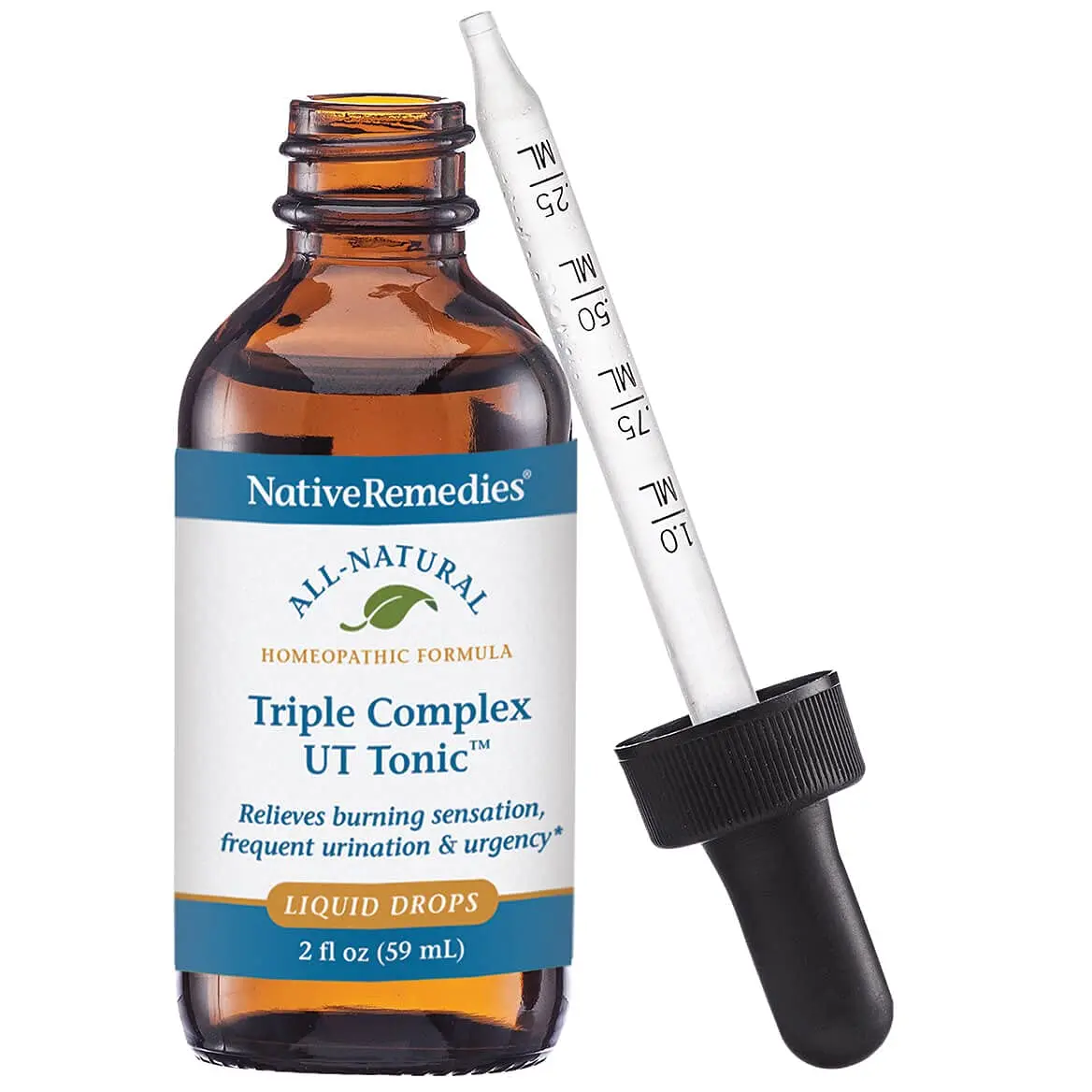 Native Remedies Triple Complex UT Tonic 2 Fl Oz | Supports Urinary & Bladder Comfort - view 2