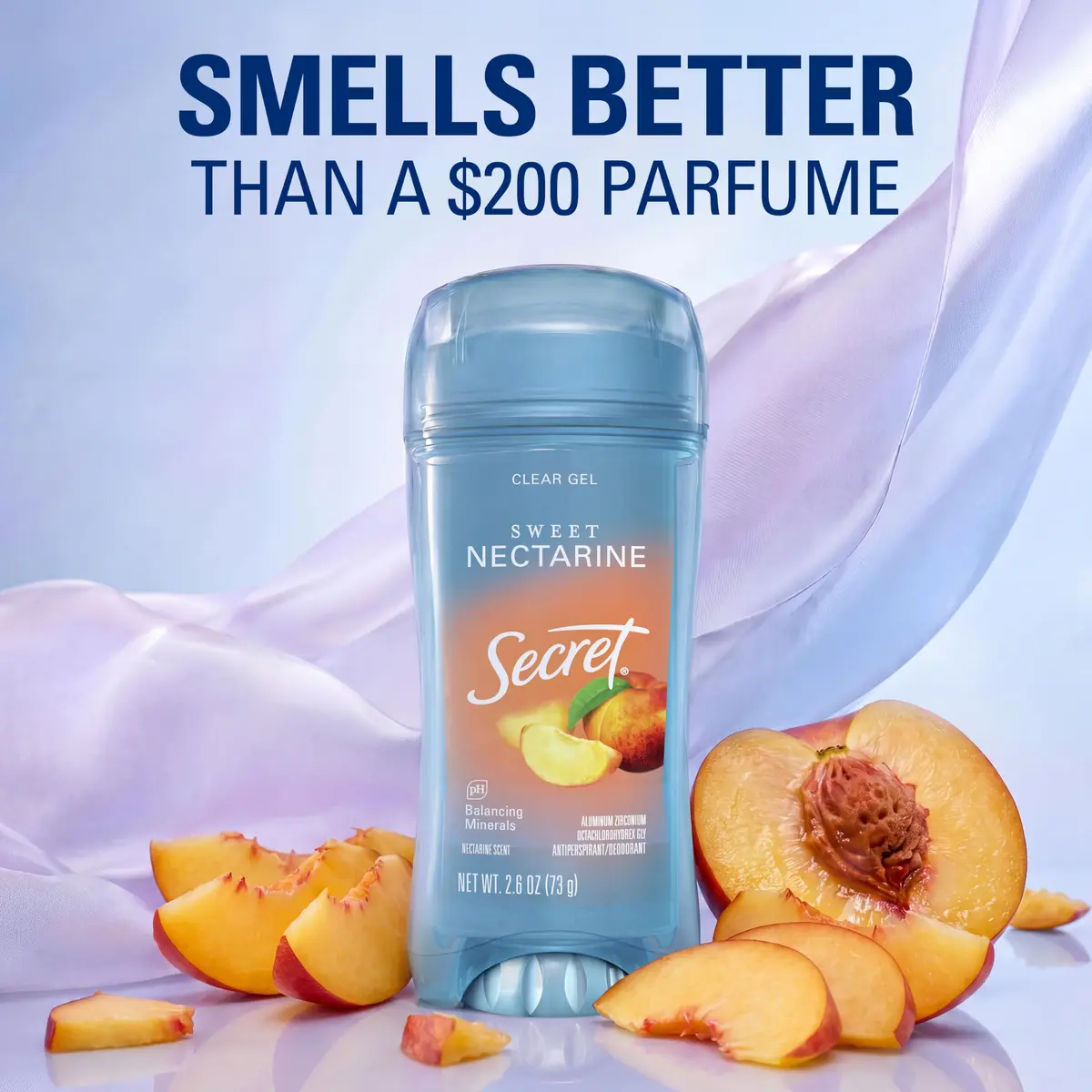 Secret Fresh Antiperspirant Deodorant for Women, 2.6 oz | 72hr Breathable Sweat & Odor Control - view 5