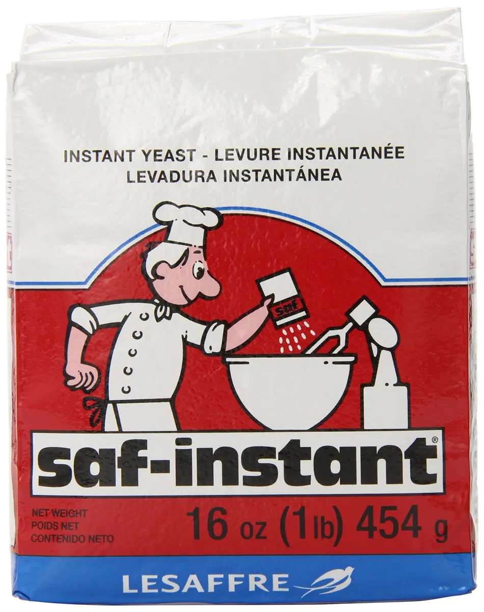 LeSaffre Saf-Instant Yeast, Red, 2 Pound | Fast-Acting, Long-Lasting Yeast for Baking - main product image