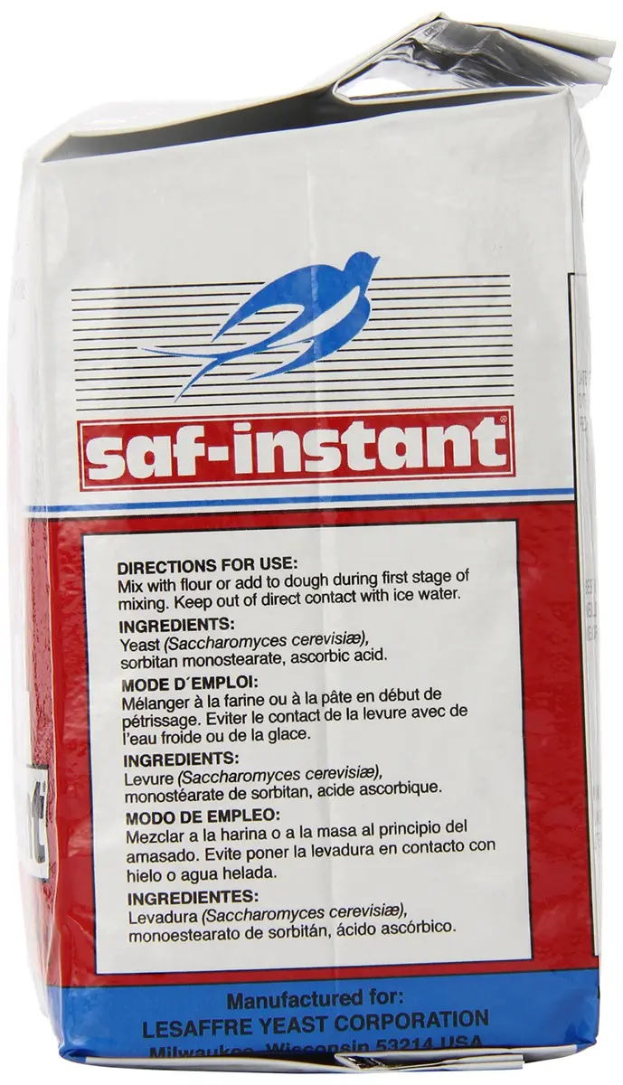 LeSaffre Saf-Instant Yeast, Red, 2 Pound | Fast-Acting, Long-Lasting Yeast for Baking - view 2