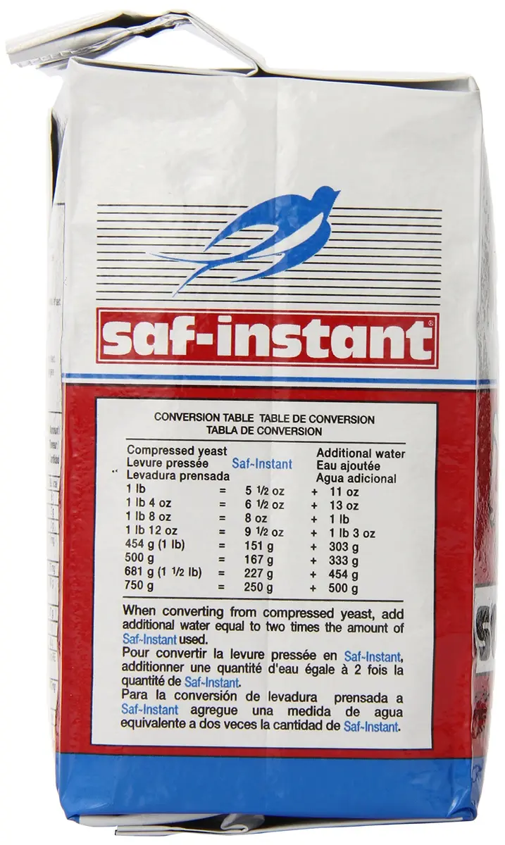 LeSaffre Saf-Instant Yeast, Red, 2 Pound | Fast-Acting, Long-Lasting Yeast for Baking - view 4