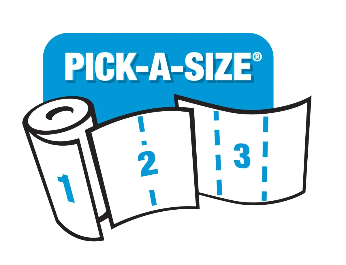 Sparkle Paper Towels 24 Giant Rolls Pick-A-Size White | 2568 Sheets Total - view 3