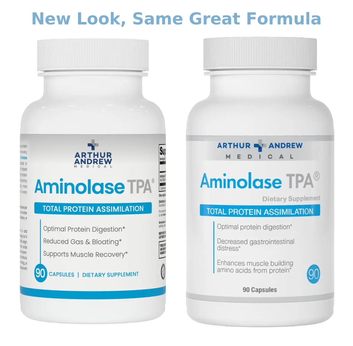 Arthur Andrew Medical Aminolase TPA 90 Capsules | Supports Protein Absorption & Muscle Synthesis - view 2