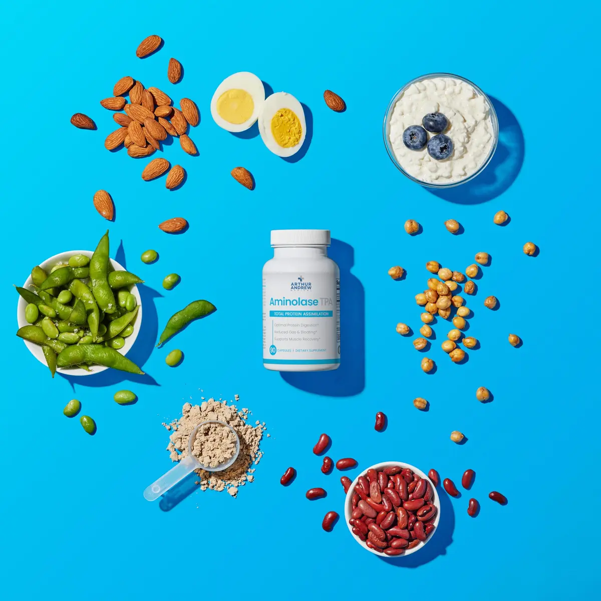 Arthur Andrew Medical Aminolase TPA 90 Capsules | Supports Protein Absorption & Muscle Synthesis - view 4
