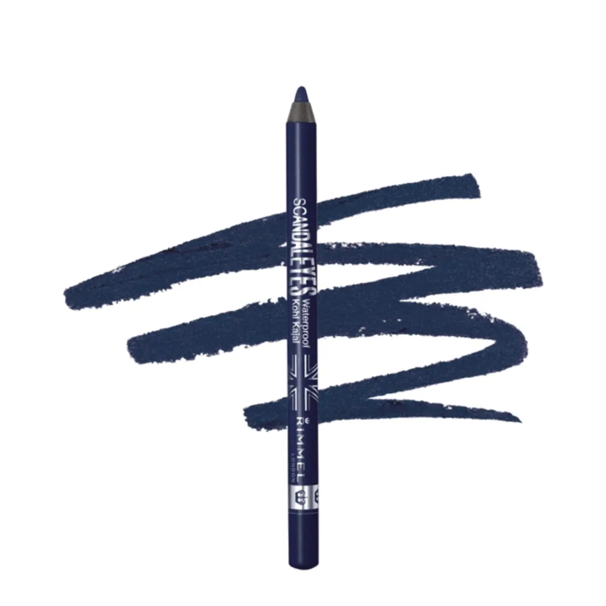 Rimmel Waterproof Kohl Kajal Eyeliner Pencil 0.04oz | Intense Deep Blue, Long-Wearing, Smudge-Proof - main product image