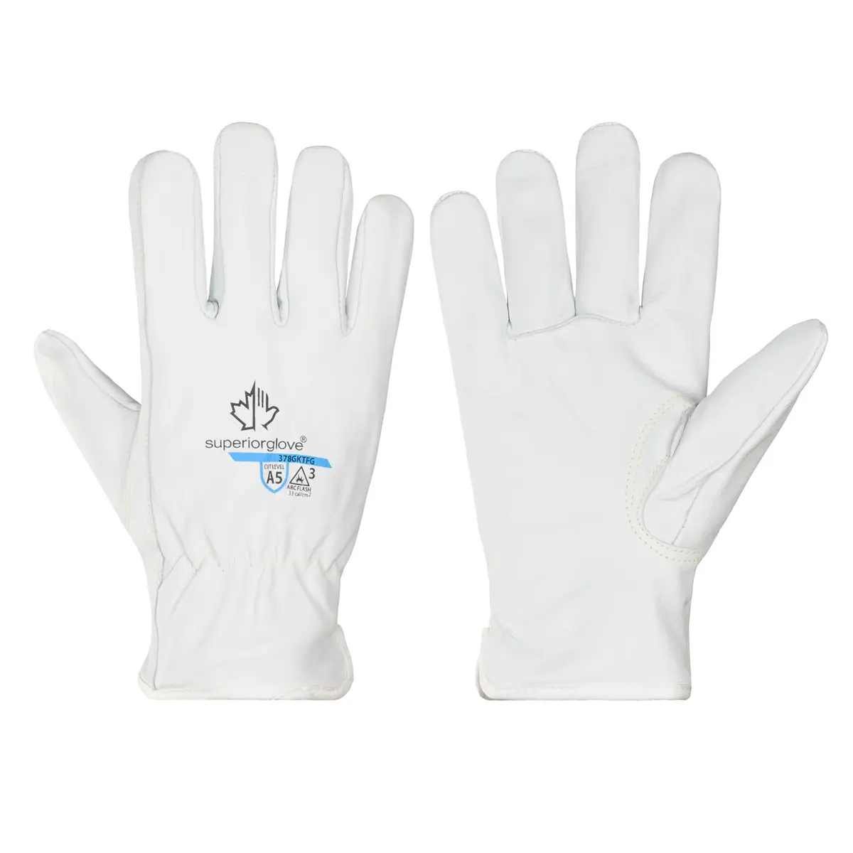 Superior Glove Endura Pro Cut Resistant Leather Safety Work Gloves for Men & Women with Heat and Arc Flash Protection – Large - main product image