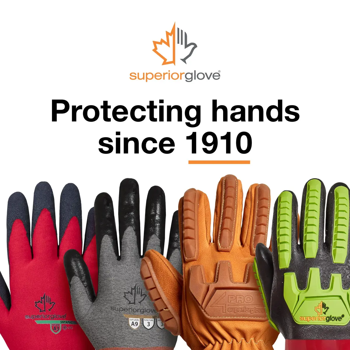 Superior Glove Endura Pro Cut Resistant Leather Safety Work Gloves for Men & Women with Heat and Arc Flash Protection – Large - view 5