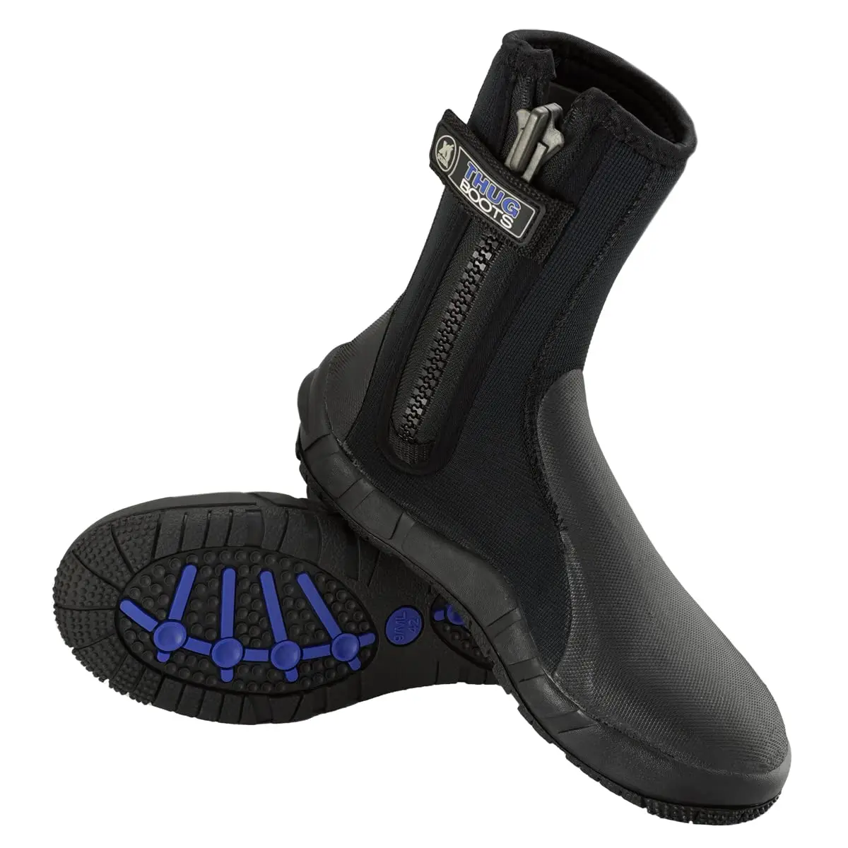 XS Scuba 8 mm Thug Boots Size 12 | Heavy-Duty Water Sports Footwear - main product image