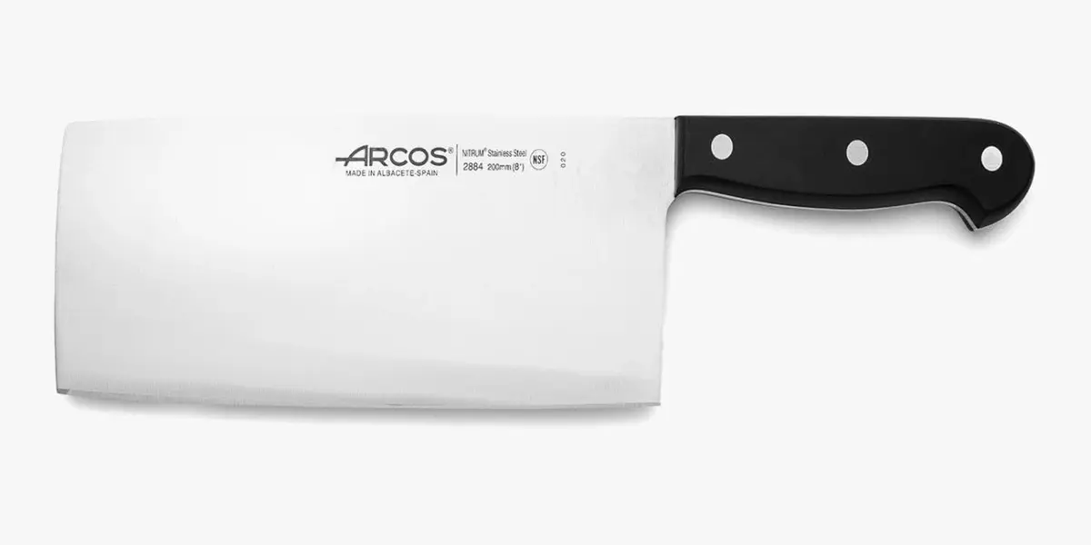 Arcos Cleaver Knife 8 Inch Nitrum Stainless Steel | Heavy-Duty Kitchen Tool for Pro & Home Use - main product image