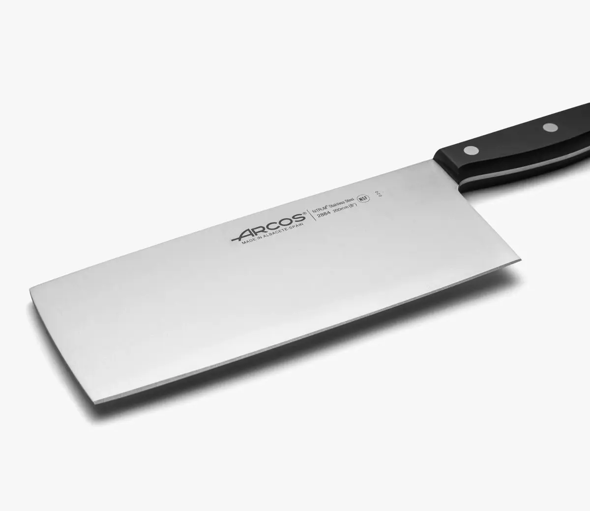 Arcos Cleaver Knife 8 Inch Nitrum Stainless Steel | Heavy-Duty Kitchen Tool for Pro & Home Use - view 2