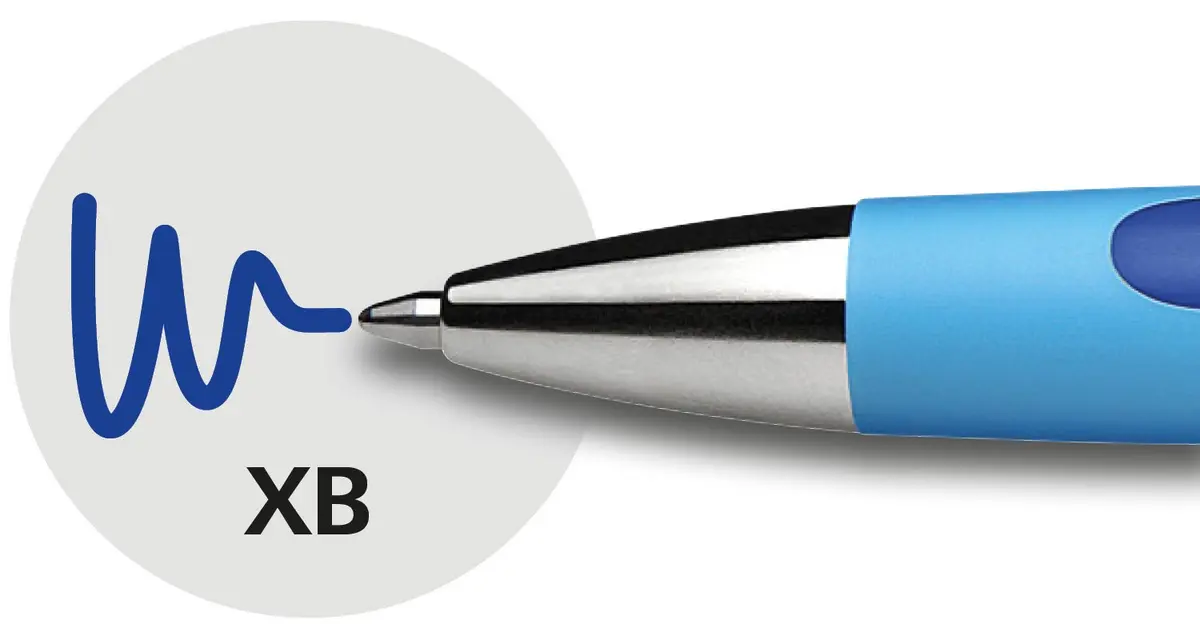 Schneider Slider Rave XB Ballpoint Pens, 1.4mm Extra Broad, Blue Ink, 5-Pack | Smooth Writing Instrument for Office & Students - view 7