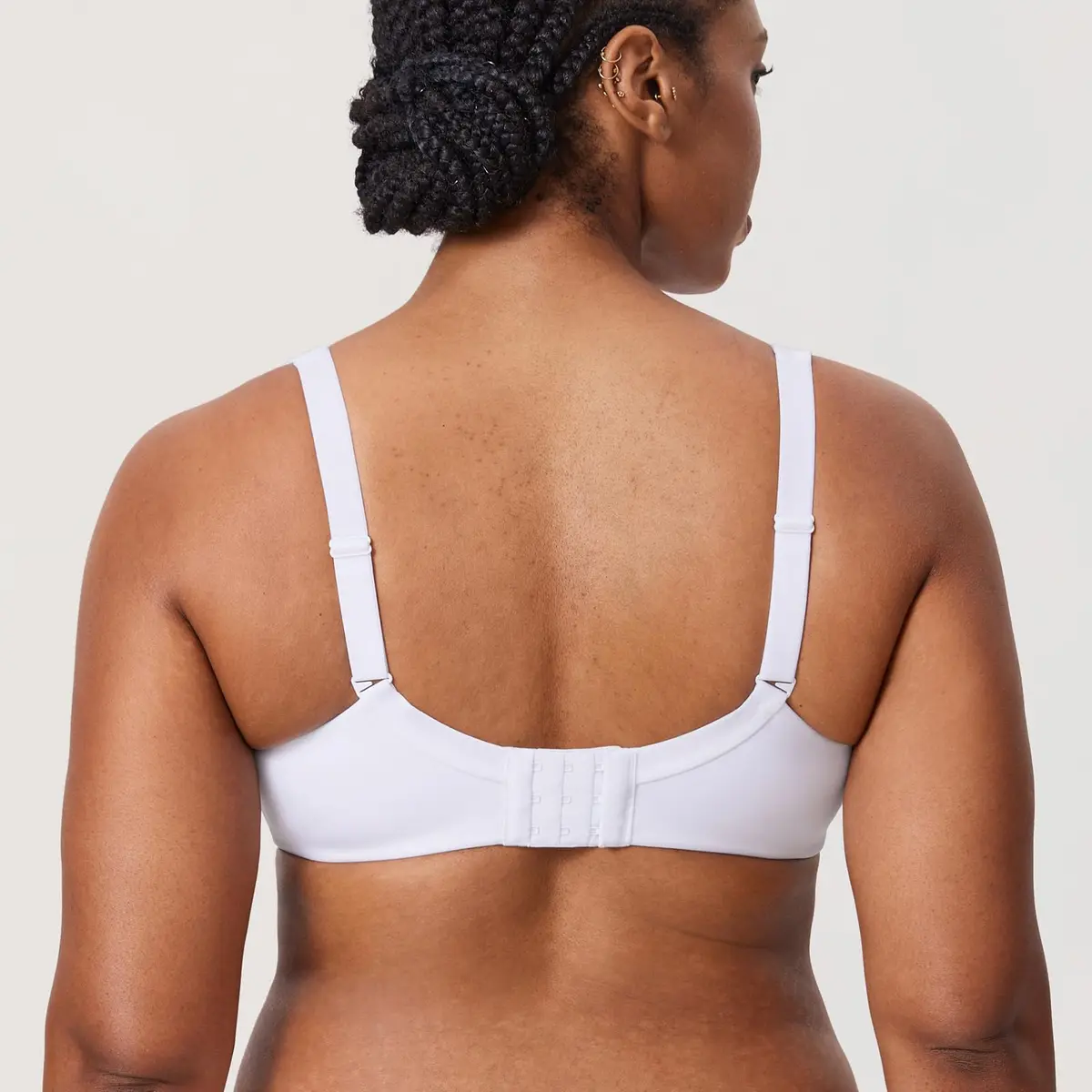 DELIMIRA Women's Balconette Full Coverage Bras White 40C | Supportive, Seamless, Support for Large Busts - view 2
