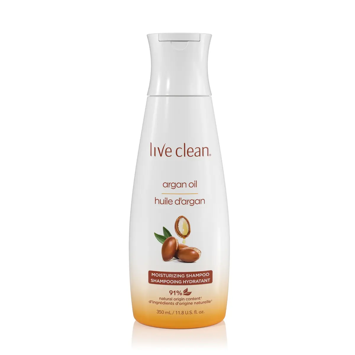 Live Clean Restorative Argan Oil Shampoo 355ml | Nourishes & Restores Shine - main product image