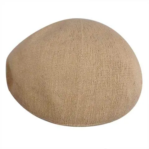 Kangol 507 Bamboo Hat Small Beige | Modern Summer Flat Cap with Fitted Shape - view 8