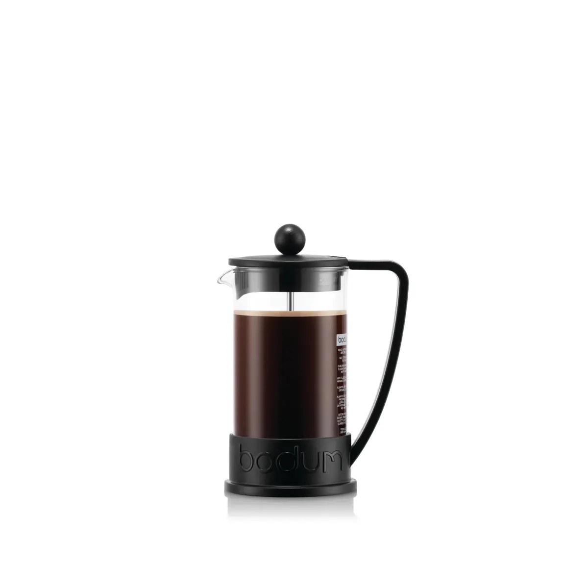 Bodum Brazil French Press Coffee Maker 350ml (12 oz) | Iconic Glass & Stainless Steel Brewer - view 3