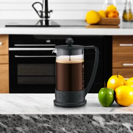 Bodum Brazil French Press Coffee Maker 350ml (12 oz) | Iconic Glass & Stainless Steel Brewer - view 5