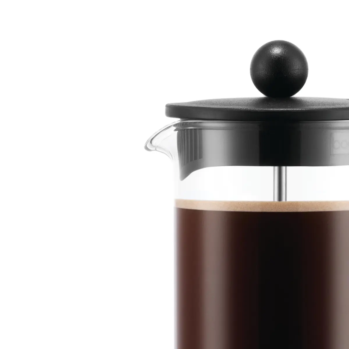 Bodum Brazil French Press Coffee Maker 350ml (12 oz) | Iconic Glass & Stainless Steel Brewer - view 6