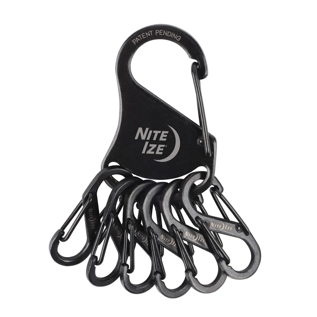 Nite Ize KeyRack Steel S-Biner Key Chain Black | Durable Stainless Steel Organizer - view 6