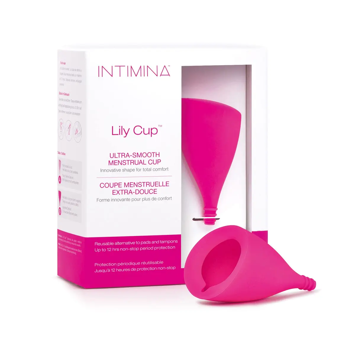 INTIMINA Lily Cup Size B | Up to 8 Hours Leak-Free Menstrual Cup - main product image