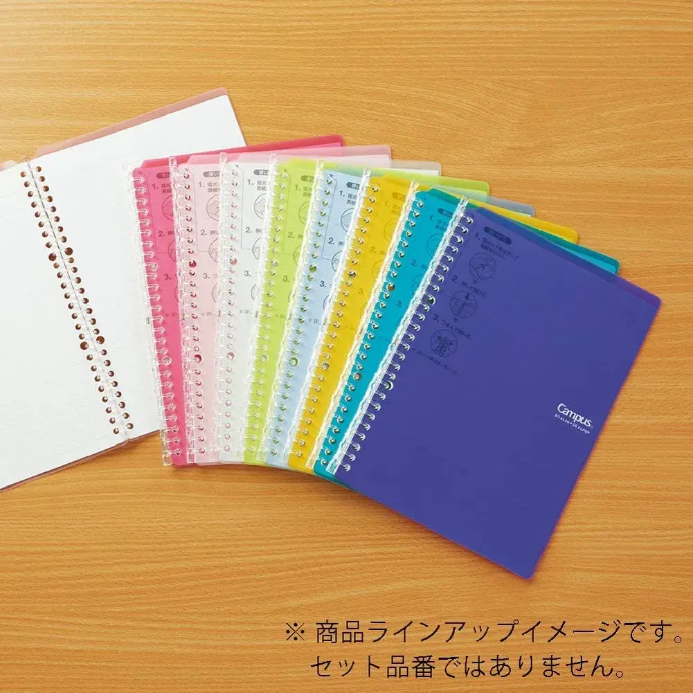 KOKUYO Smart Ring Binder Notebook, A5 Light Blue, 25 Sheets Capacity | Acid-Free Paper - view 7