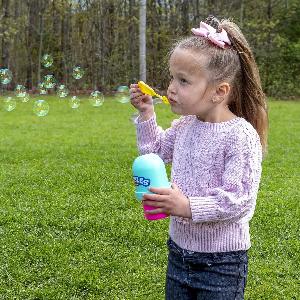 Fubbles No-Spill Bubble Tumbler with 4oz Solution & Wand | Ages 18 Months+ | Multicolor - view 4