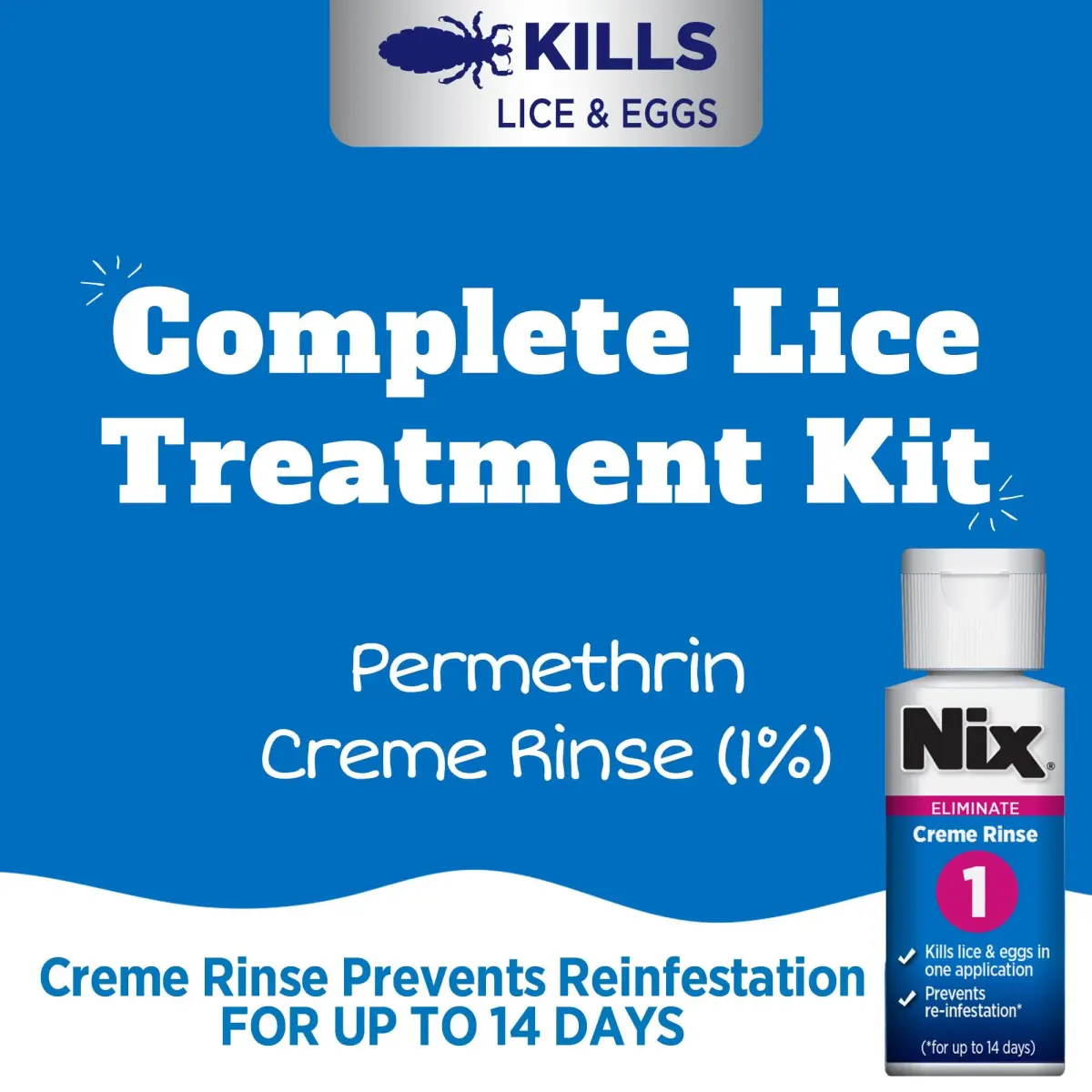 Nix Complete Lice Treatment Kit for Home and Hair, 4 Piece Set | Pediatrician-Recommended Lice Removal - view 3