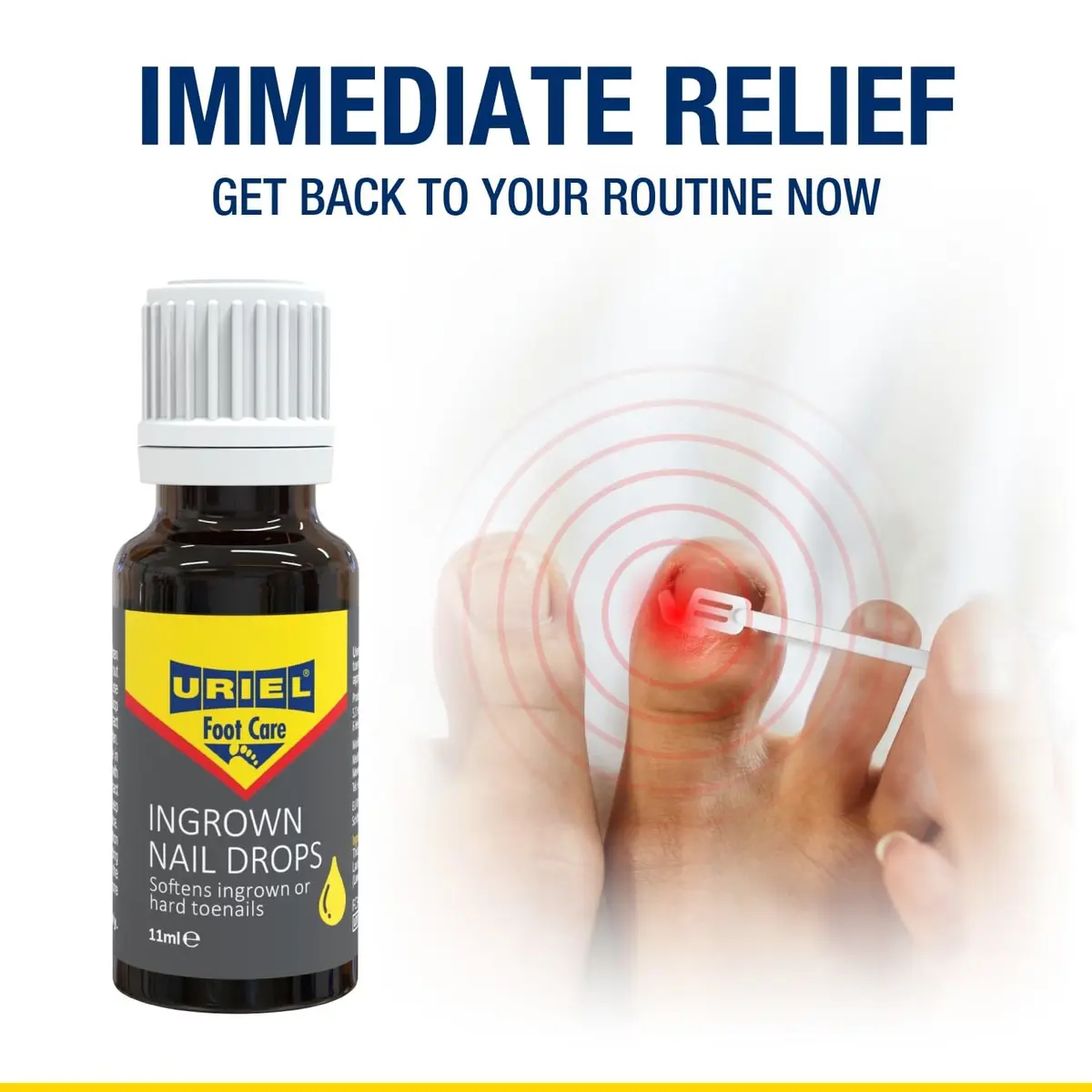 URIEL Ingrown Toenail Treatment 11 ml | Supports Nail Health & Comfort for Home Use - view 7