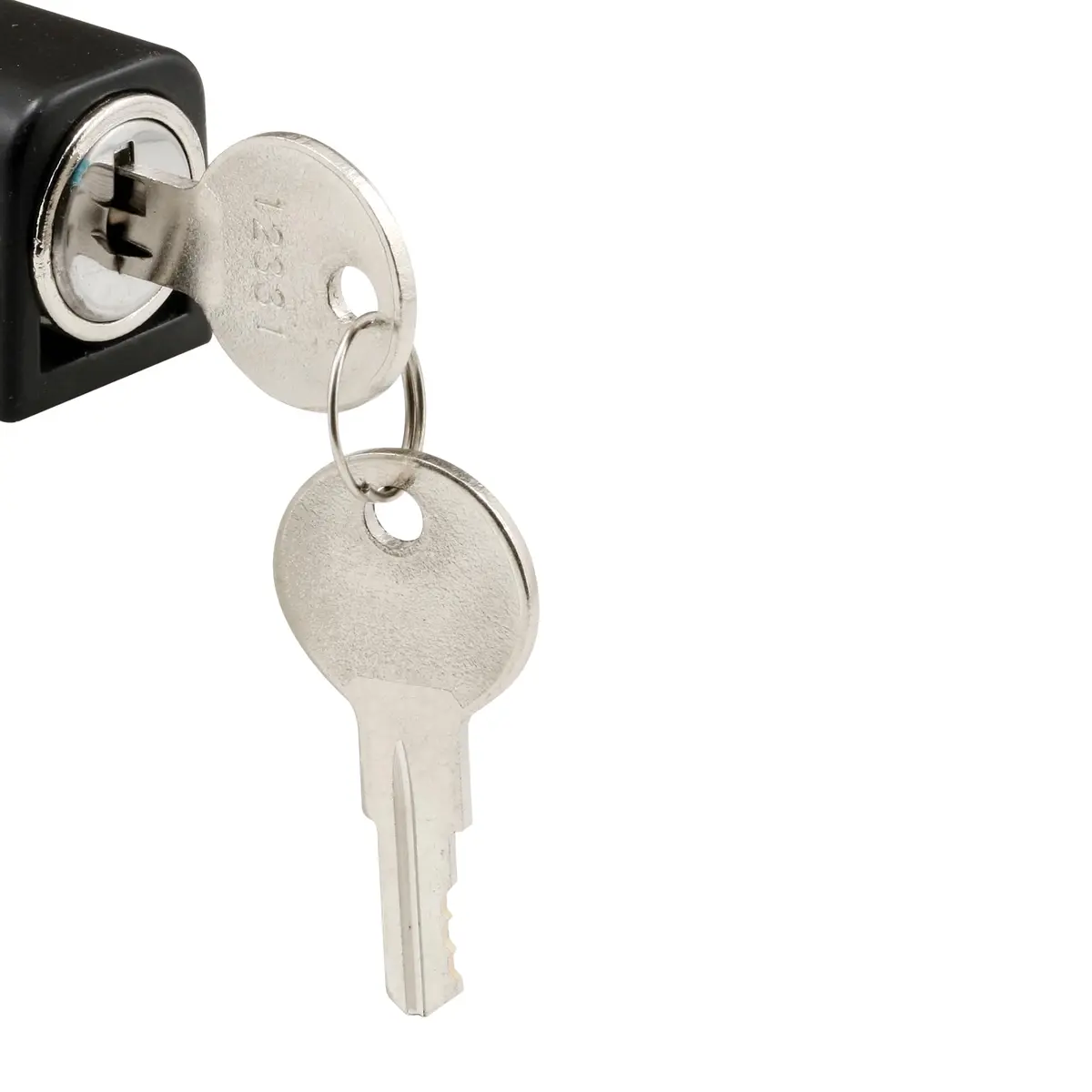 Prime-Line U 9862 White Lock | Heavy Duty Sliding Door Lock with Push-In Security - view 4