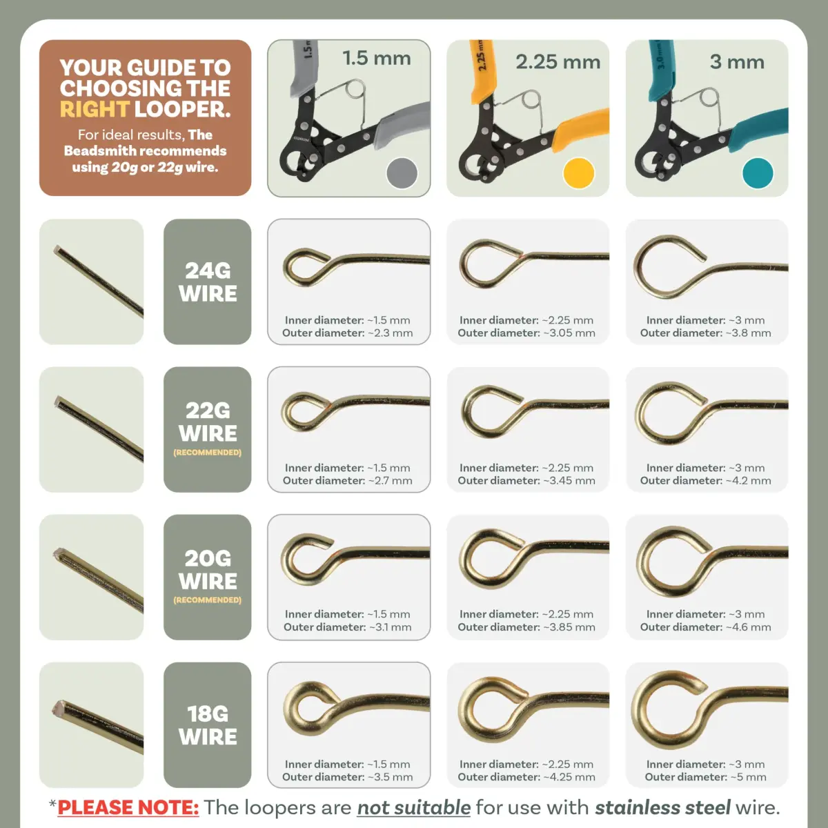 The Beadsmith Original One Step Looper Pliers | Creates 1.5 mm Loops for Jewelry Making - view 6