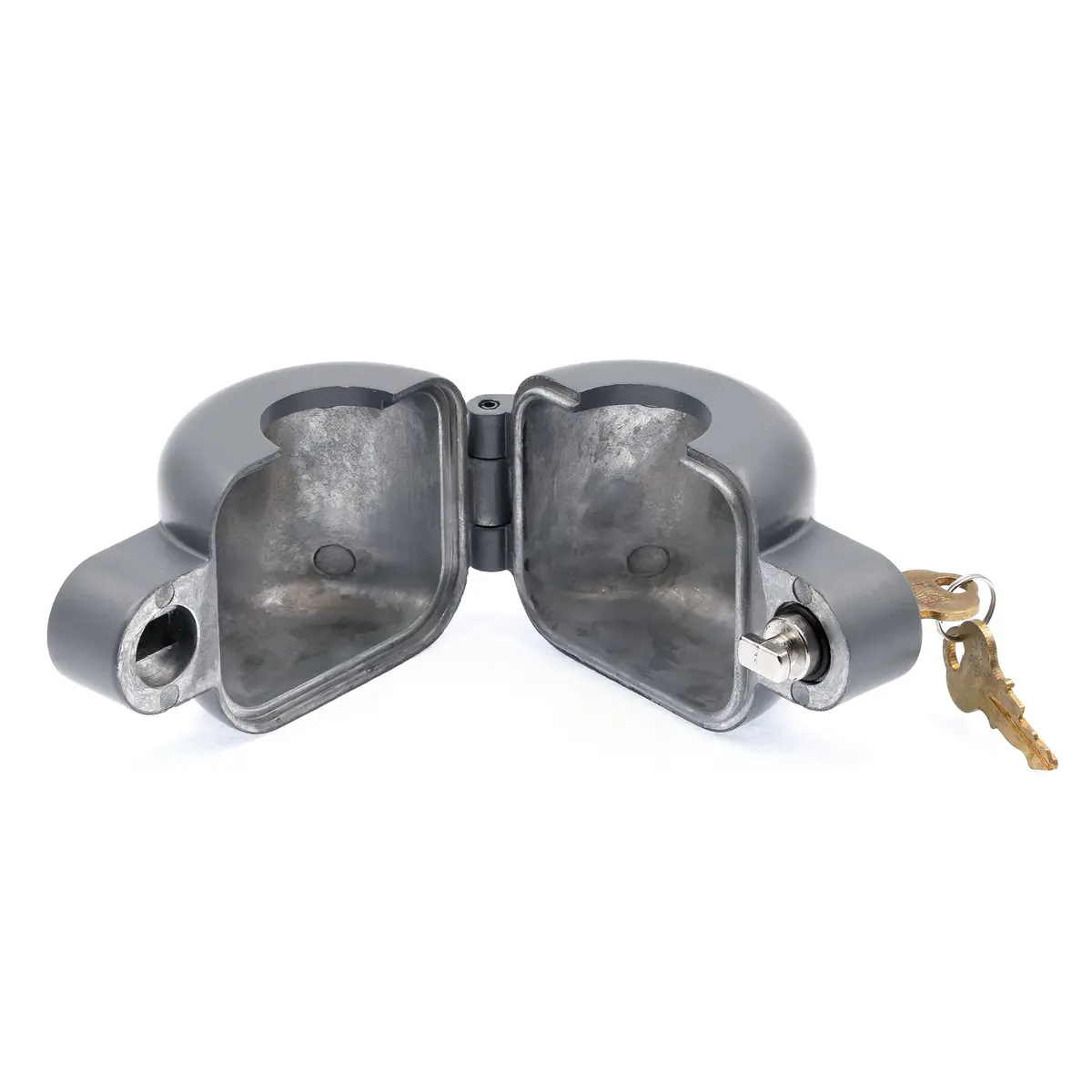 PRIME-LINE Door Knob Lock-Out Device, Keyed Alike, Diecast, Gray (1 Set) | Secure Doorknob Access Control - view 3