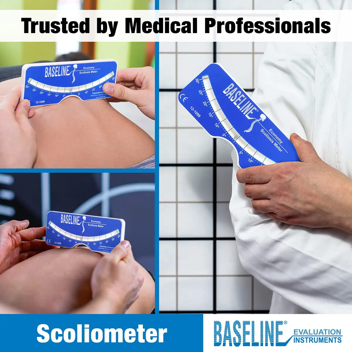 Baseline 12-1099 Scoliosis Portable Medical Evaluation Adults & Children | Accurate Back & Spine Rotation Test - view 5