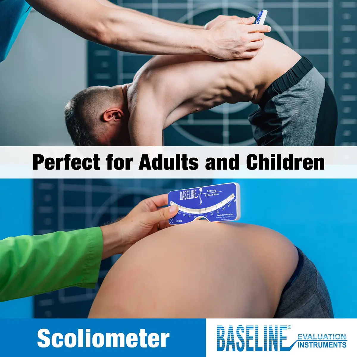 Baseline 12-1099 Scoliosis Portable Medical Evaluation Adults & Children | Accurate Back & Spine Rotation Test - view 6